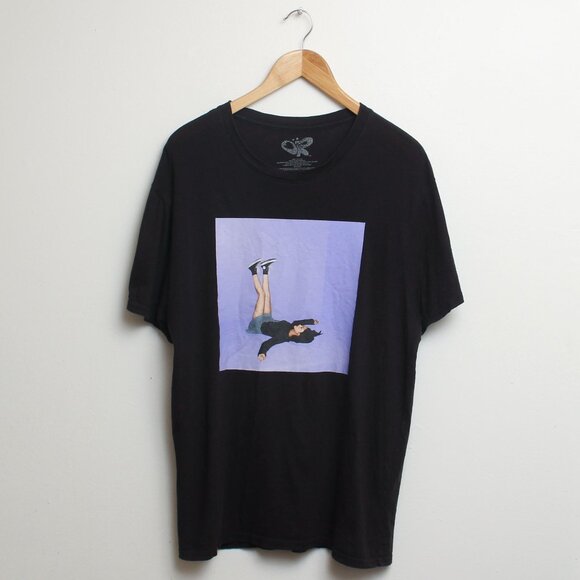 Olivia Rodrigo Shirt Womens Large Black Guts Cover Tee - Picture 1 of 7